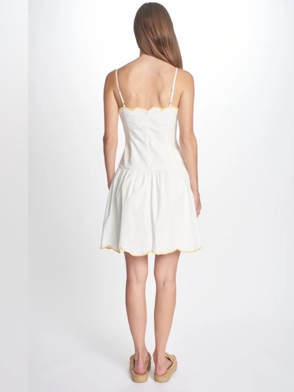 Anthropologie COREY LYNN CALTER Lemon Print Embroidered Destiny Dress NWOT - Picture 6 of 16